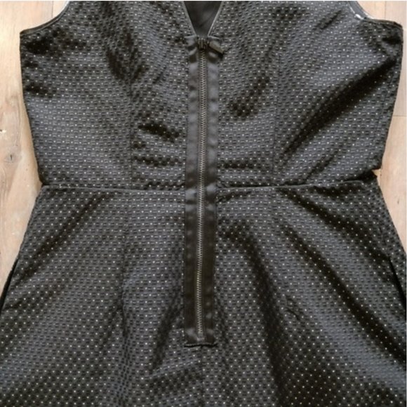 Madewell Black Sparkly Lowlight Sleeveless Black Dress Size 2 - Picture 4 of 7